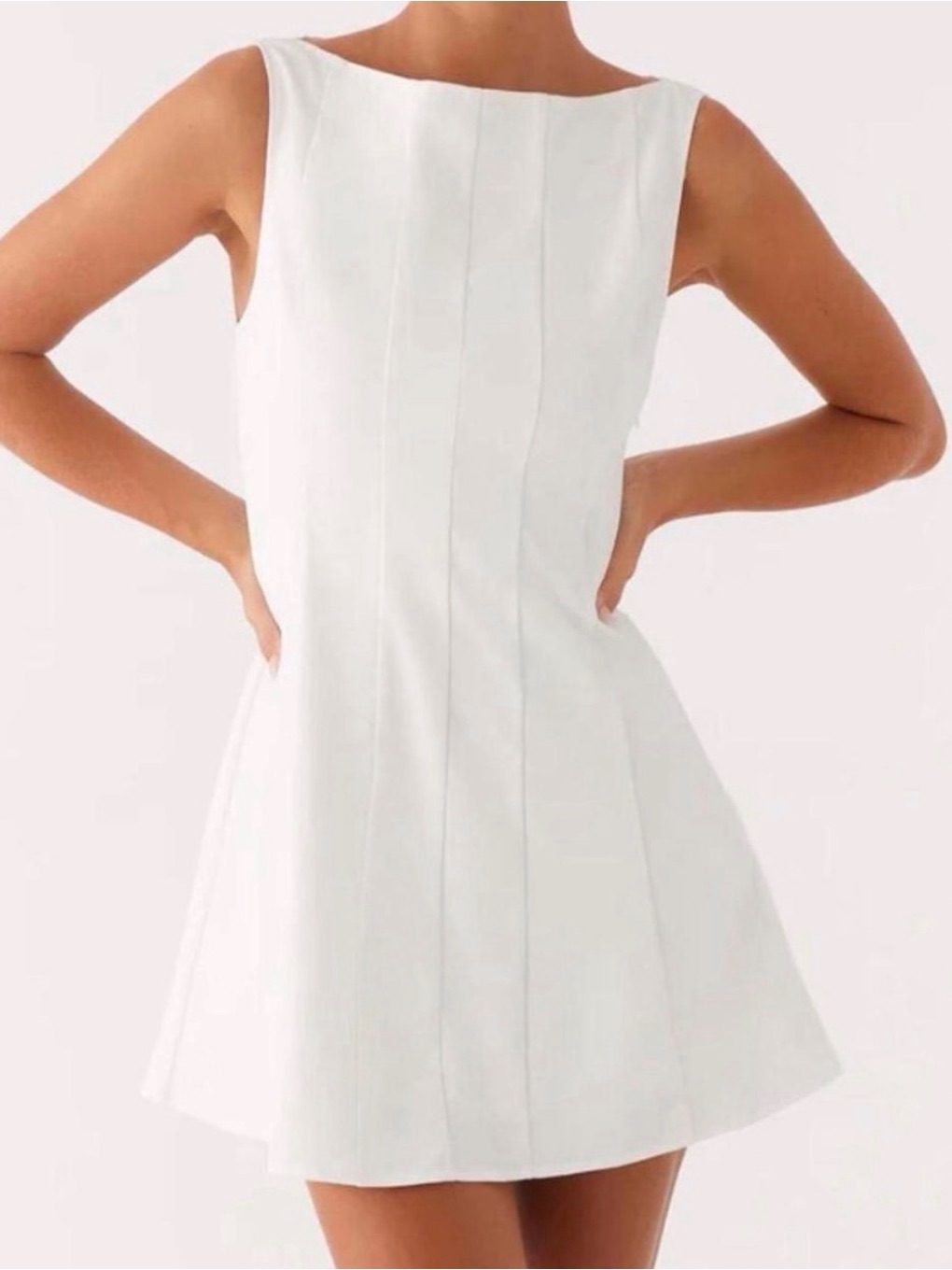 Nwt Peppermayo White Emelie Mini Dress